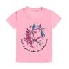 Just A Girl Who Loves Horses Print Kids Tshirt Toddler Short Sleeve Shirt Girls Cute Clothes Children Kid Gift Child Summer Tee