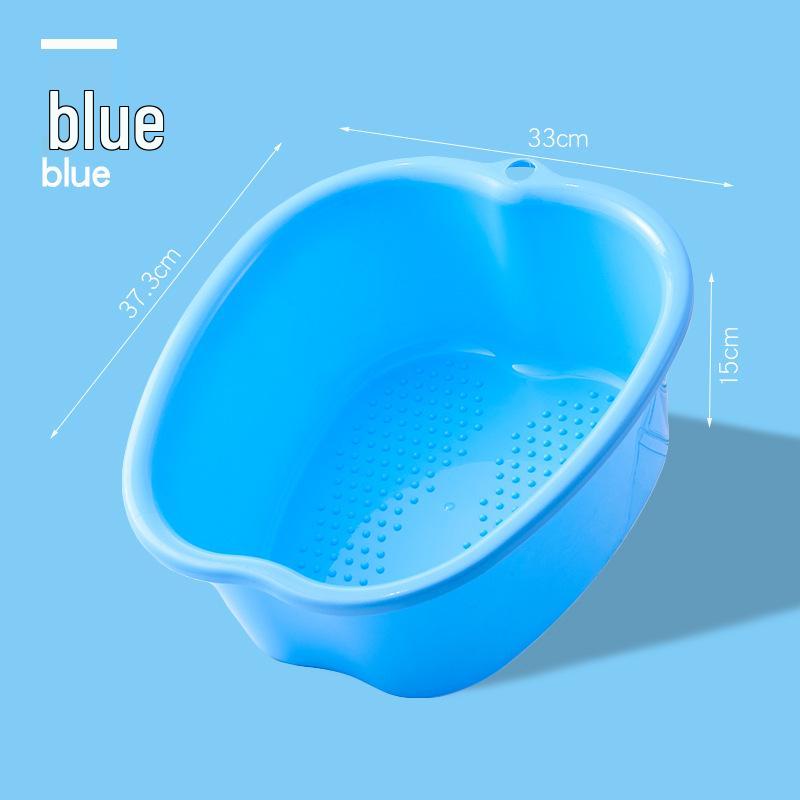 Thickened Apple-Shaped Plastic Foot Spa Basin for Massage and Soaking