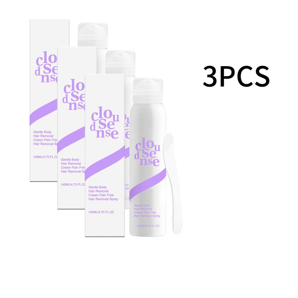AMZ Spray Delicato per la Depilazione per Donne e Uomini Corpo Gamba Braccio Ascella Formula Delicata Facile da Usare Portatile 140ml