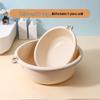 Durable Large Plastic Basin for Laundry, Washing Feet, Face, Vegetables - Ideal for Dorms & Homes