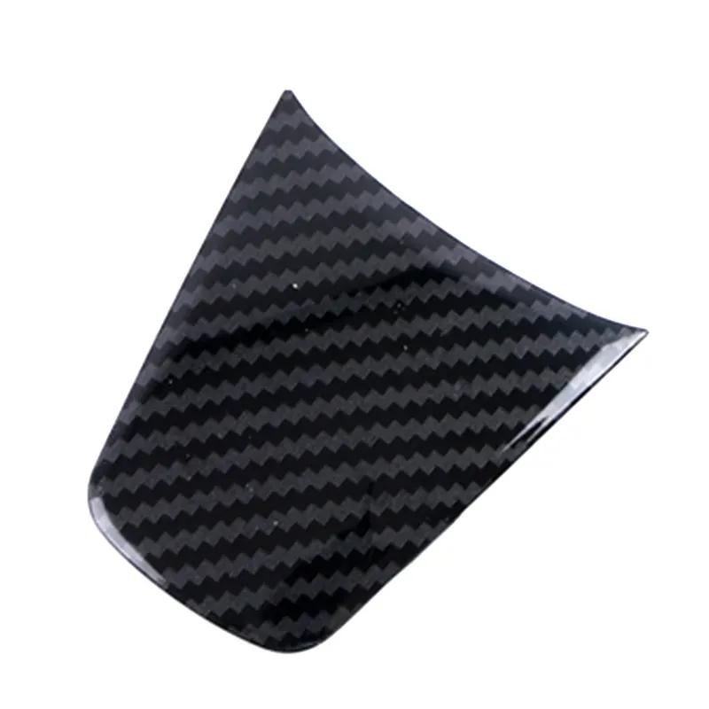 For Tesla Model 3 Steering Wheel Switch Button Frame Molding Cover Trim Carbon Fiber Printed ABS Car Interior Accessories