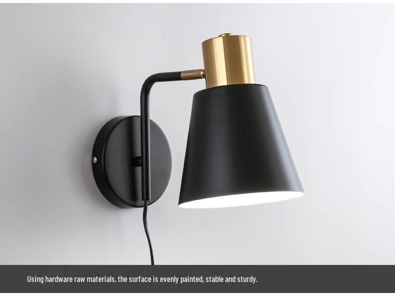 Nordic Minimalist Adjustable Wall Lamp for Bedroom or Corridor