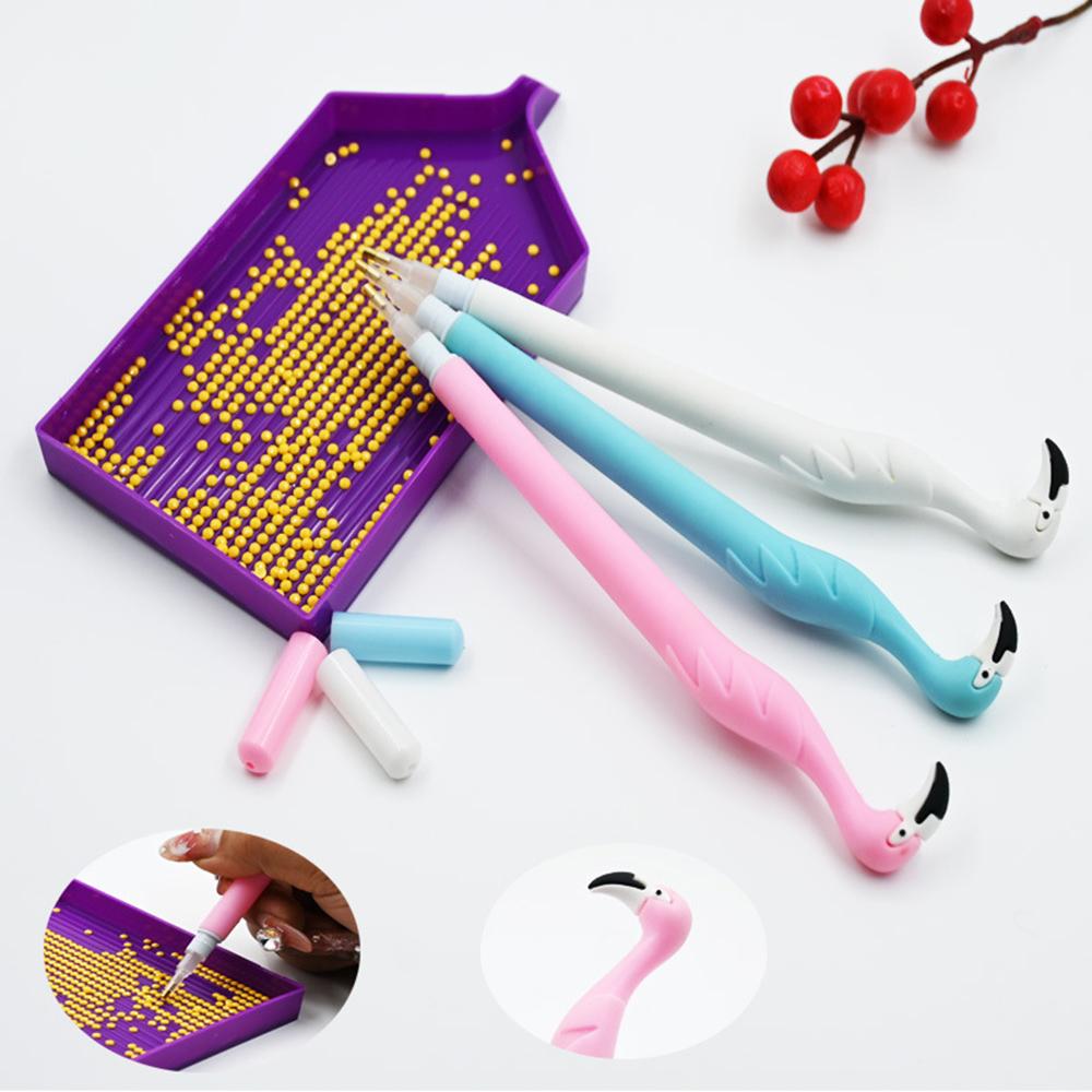 68pcs 5D DIY Diamond Painting Tools Accessories Kit With Multi-size Pen Making Art Craft Tweezers For Mosaic Painting