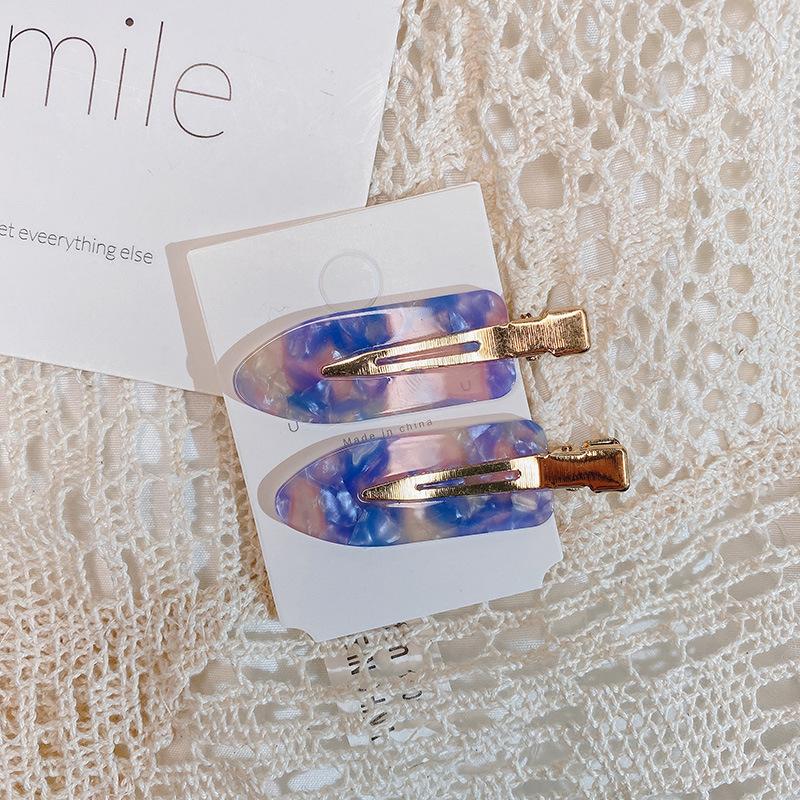 2/3/4/6 stücke Acetat Make-Up Haar Clips Koreanische Mode Gold Weiß Glitter Haar Pin Headwear Mädchen Frauen Haar Zubehör