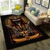 Pharaoh Egyptian Mythology Hieroglyphics Carpet Rug for Home Living Room Bedroom Sofa Doormat Decor,Area Rug Non-slip Floor Mat