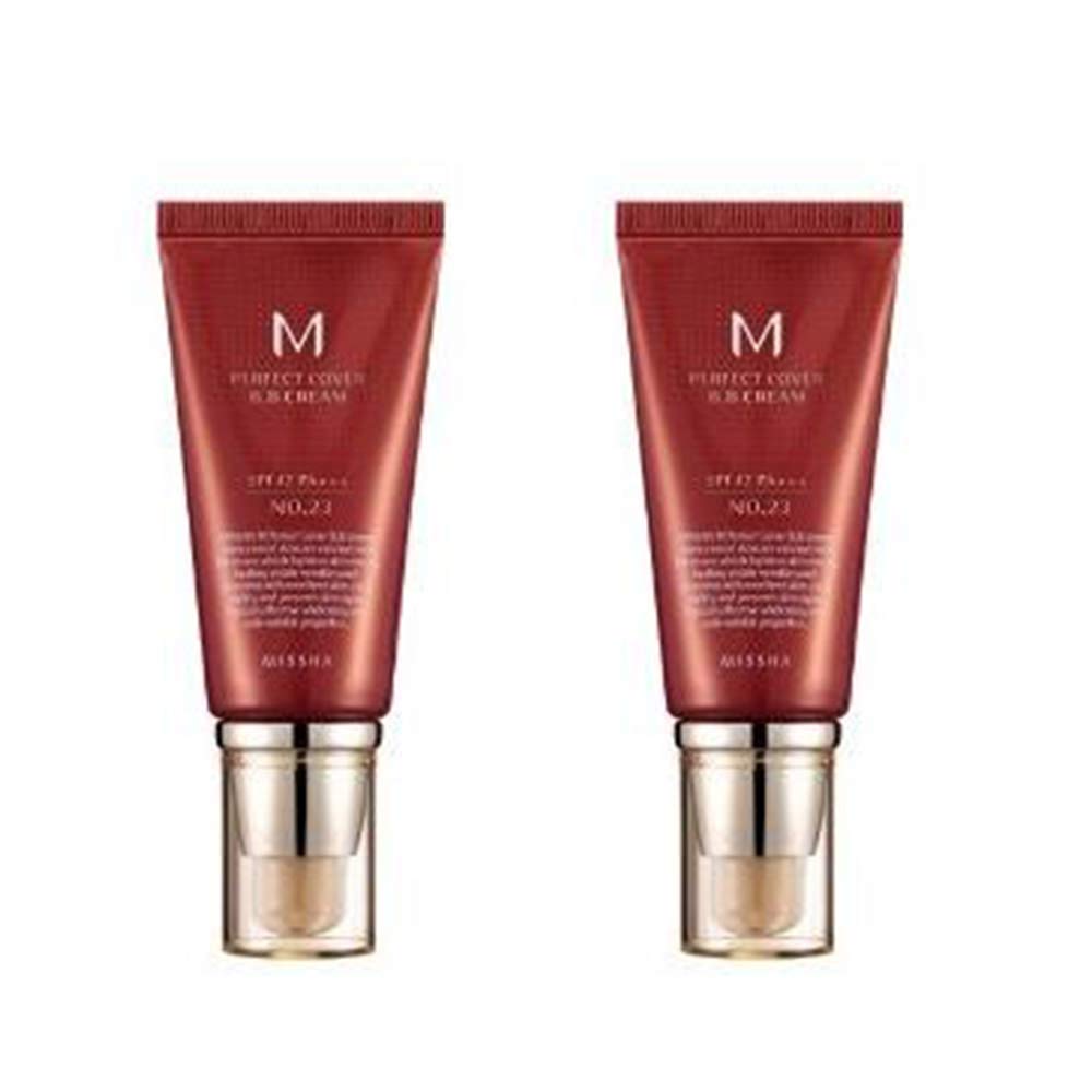 

MISSHA M Perfect Cover BB Cream Set Calm Skin SPF42 50ml 2-Piece NO.23 (Natural, Tone) PA++ [Used]