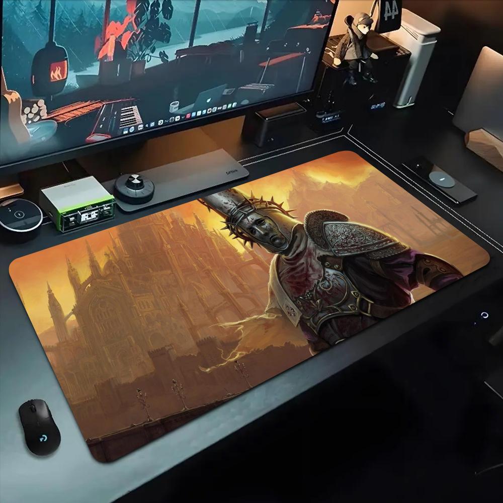 

blasphemous Mouse Pad 500X1000 mm Large Gaming Mousepad Gamer XL Rubber Otaku Keyboard Pad Laptop Desk Mat 600x300x2mm