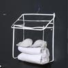 Waterproof Bathroom Organizer, Clear Shower Caddy Bag, Wall Hanging Toiletry Storage Bag with PVC, for Cosmetics, Towels, Clothes
