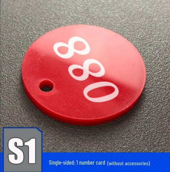 

Acrylic Spicy Hot Pot Table Number Card Clip