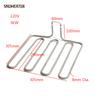 SNDHEATER 220V 3KW Electric 4U Heating Element 304SS Air Dry Oven Heater Spare Part Sauna Stove Replacement 305*305*100MM(W*L*H)
