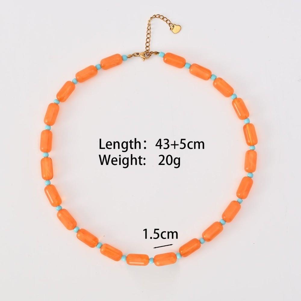 Bohemian Fishbone Pendant Bead Necklace White Shell Heart DIY Choker Necklaces Women