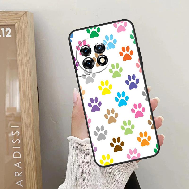 Cat Dog Paws Case For OnePlus Nord 5 CE 2 3 4 Lite N20 N30 OnePlus 15 R 13R 12R 10R 13T 10T 11 12 13 Cover