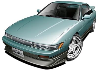 Fujimi Model 1/24 Inch-Up Series No. 159 Nissan Silvia K's (S13) ID-159