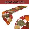 OWENIE Fall Table Runner 70 Inches Long, Thanksgiving Table Runner for Fall Decor, Embroidered Brown Harvest Maple Leaves Table Decorations ,
