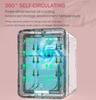Mirror Glow Beauty Fridge 4L LED Touch Screen 3 Cooling Modes Silent 30dB Skincare & Drink Cooler/Warmer