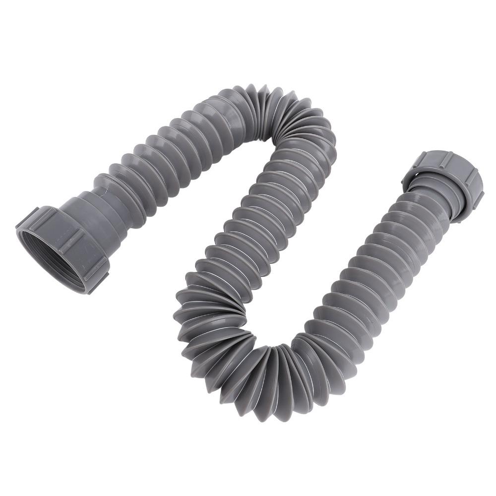 Leakproof Design Sink Drain Hose 45mm Inlet P Trap Pipe Kit Under Sink Plumbing Pipe Slotted Basin