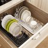 Large Capacity Expandable Dish Drying Rack Draining Dish Drainer Durable Sink Dish Drying Rack  RV