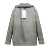 Women's Winter Casual Padded Thickened Suit Collar Button Lambswool Jacket Cardigan