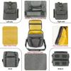 Portable Record Album Storage Travel Organizer Bag Albums Storage Carrying Bag With Divider for Travel Collection