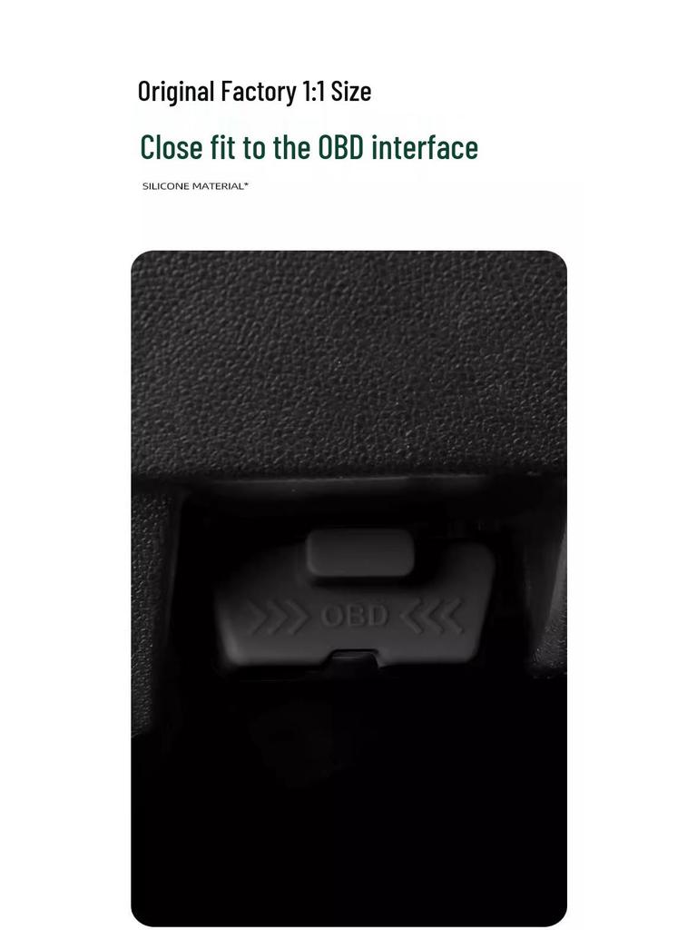 Waterproof Silicone OBD Protective Cover for Xiaomi YU7/SU7 Car Diagnostic Interface