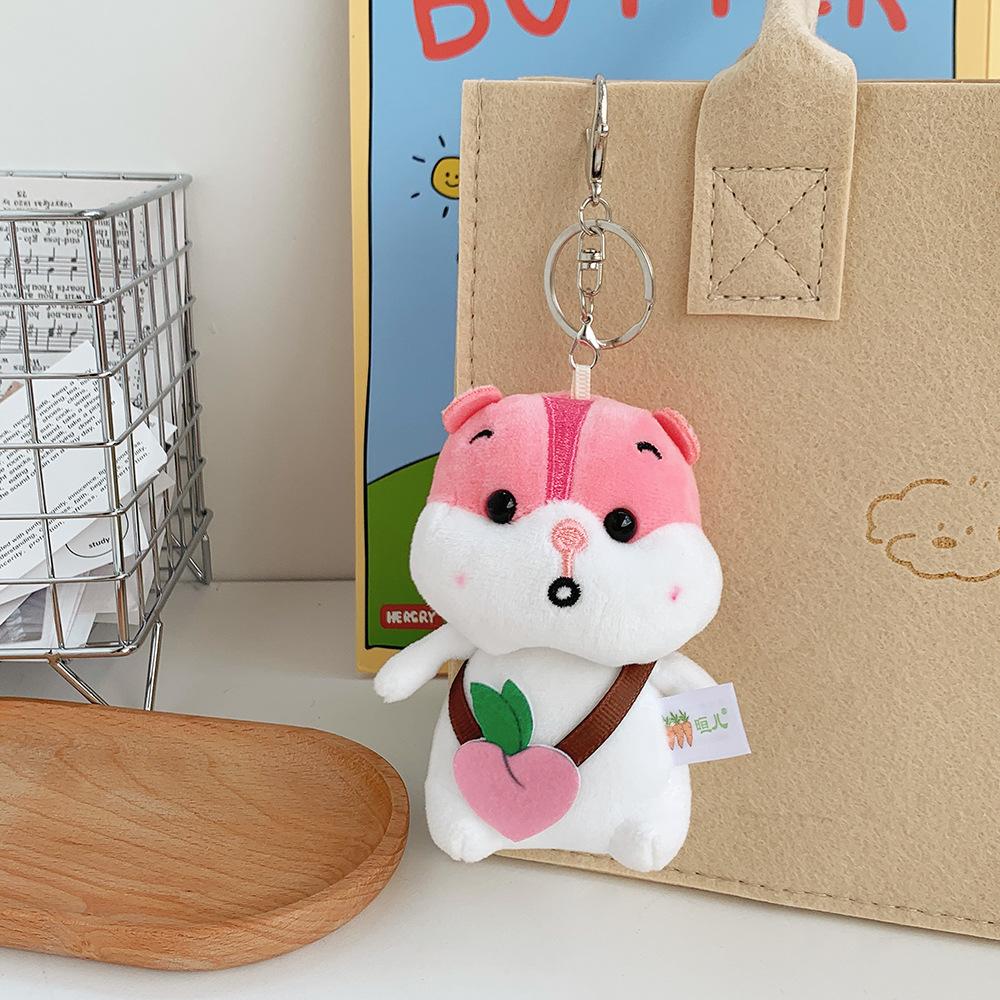 

Hamster Plush Premium Backpack Accessory Soft And Cuddly Stuffed Animal Children For рожевий