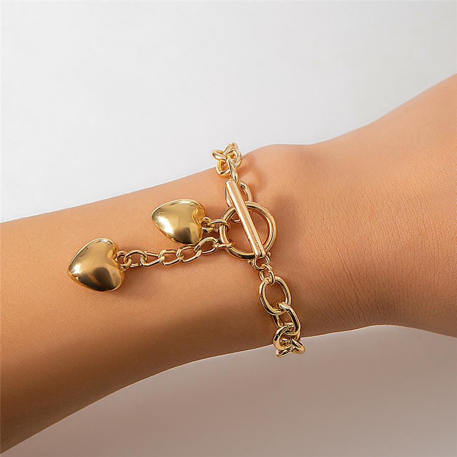 

Ingemark Unique Love Heart Pendant Choker Necklace for Women Trendy Vintage OT Buckle Metal Chain Grunge Jewelry Steampunk Men