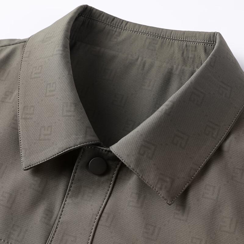 JOW Men's Fashion Print Casual Lapel Jacket