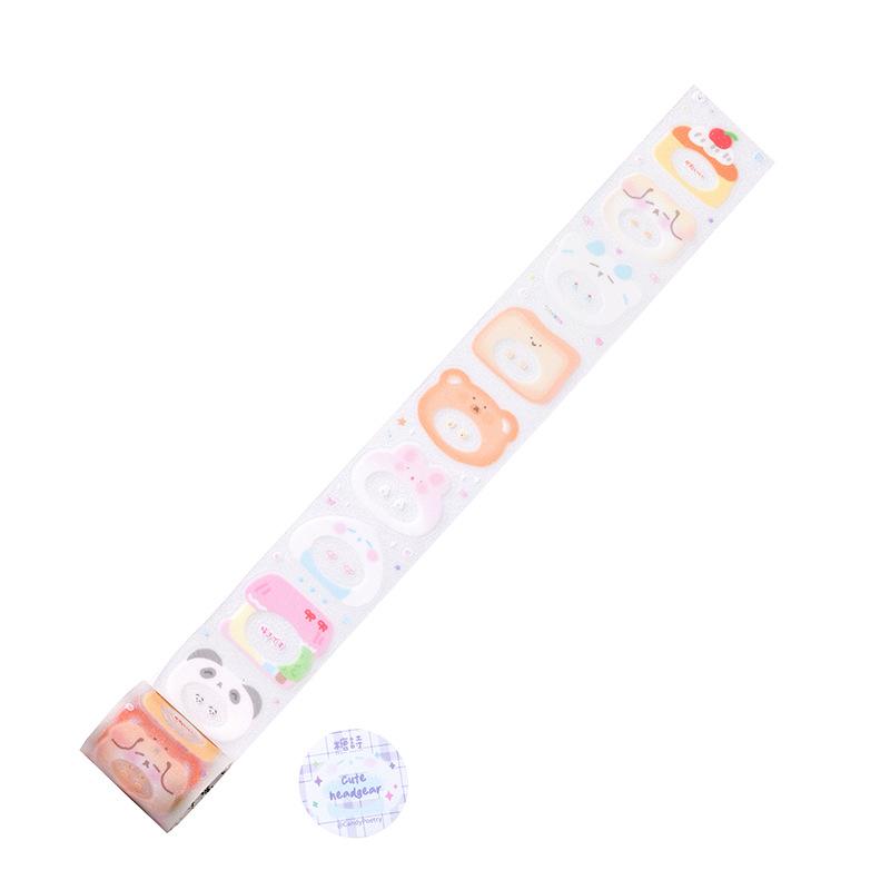 Ins Cute Border Frame Decoration Adhesive Tape PET Die Cutting Tape Handbook DIY Scrapbooking Journal Collage Material Stickers