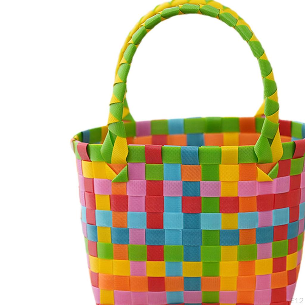 Breathable Woven Summer Handbag, Ideal for Beach, Picnics, Shopping, Vacation Or Travel