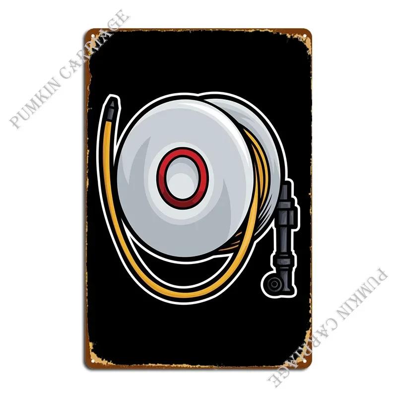 Firefighter Metal Sign Garage Cinema Cave Club Printing Tin Sign Poster 20x30cm(7.8x11.8inch)