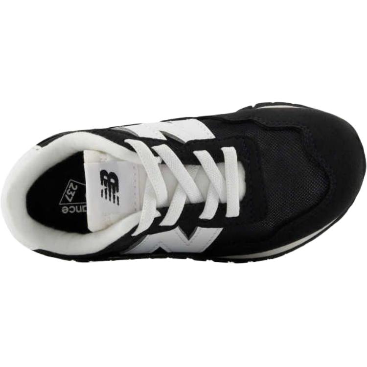 New Balance Nb 237 Comfortable Lightweight Durable Low-Top Walking Shoes Baby Shoes Black IH237DEM