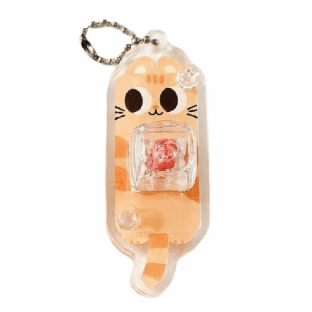 Portable Keychain Fidget Toy Tactile Button Toy Keychain Mechanical Keyboard Keychain  Office Use