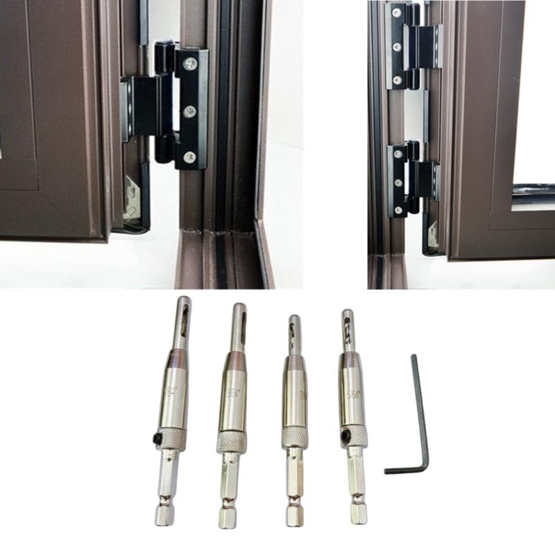 Professional Drill Bit For 9-10cm Hinge Mounting Woodworking Tool Easy Operation Self Centering Hinge Drill Bit