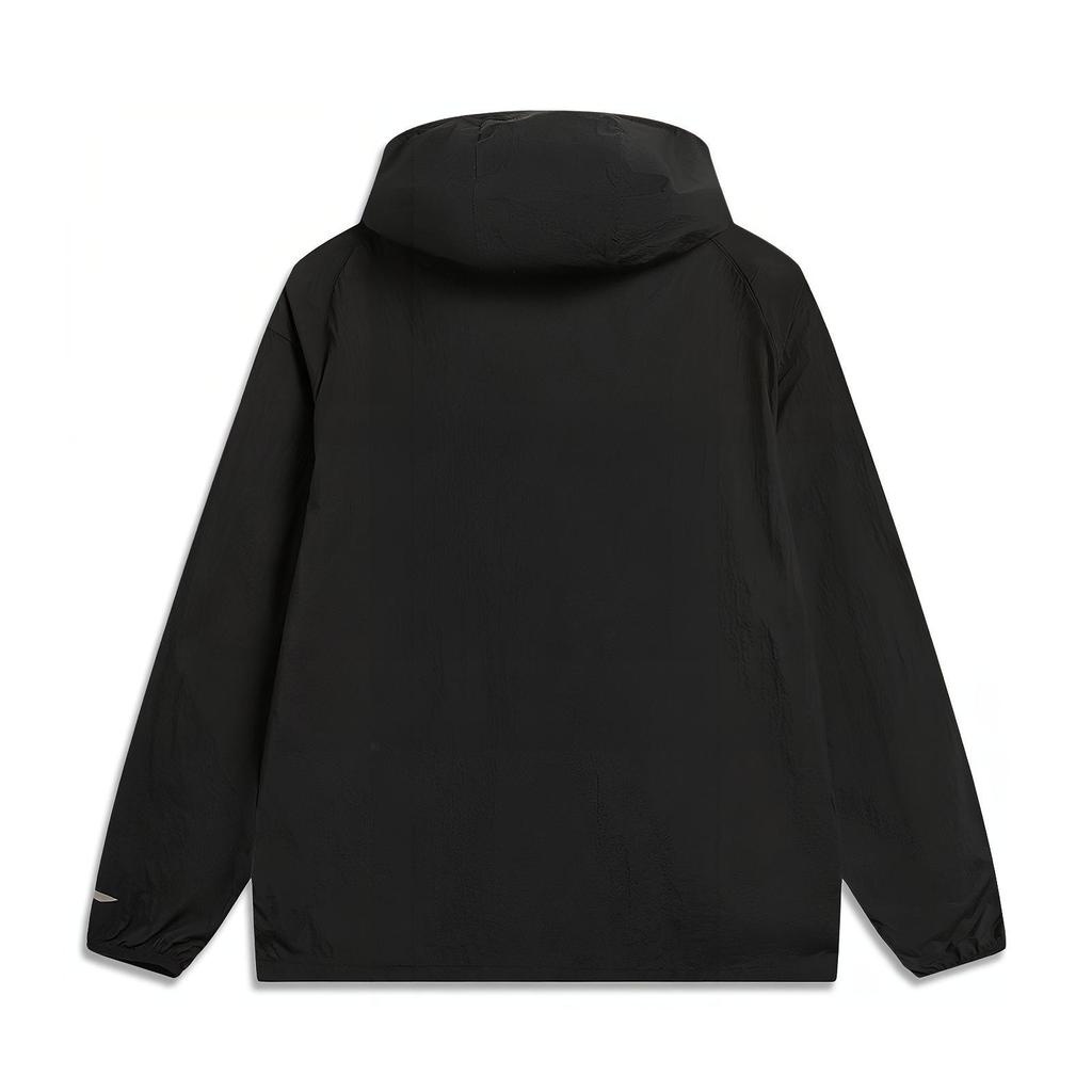 Li-Ning Lightweight Cool Feel Water-Resistant UPF 50+ Sun Protection Outdoor Jacket Men Jackets Black AFDW207-3