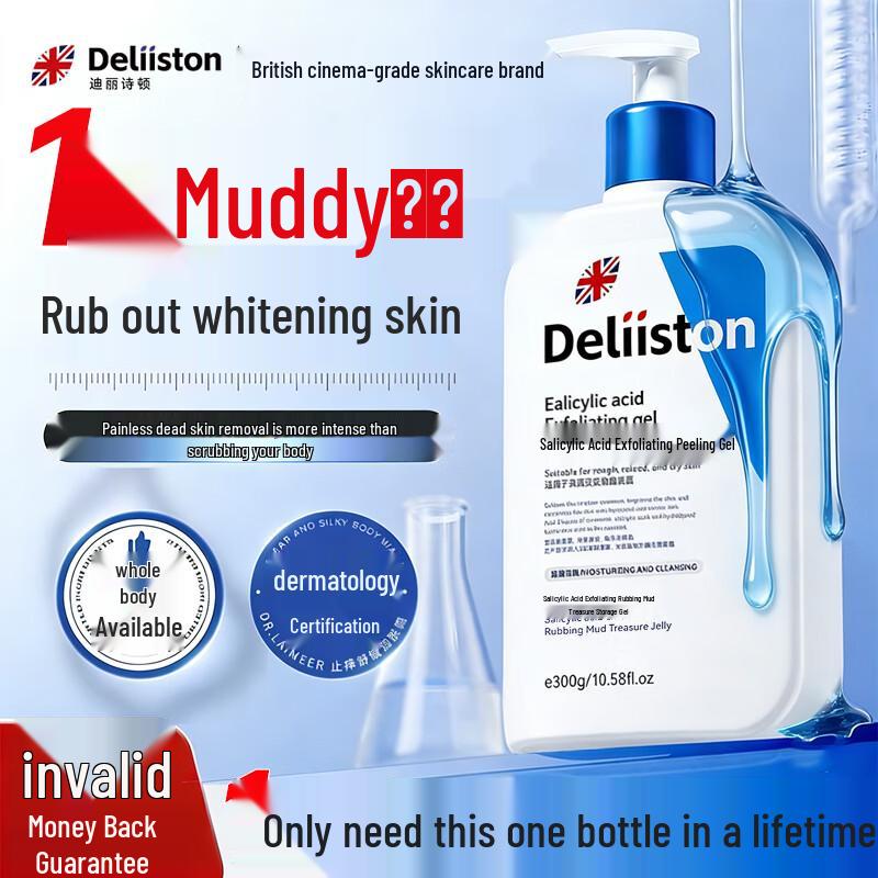 

Delishton Niacinamide Exfoliating Body Scrub Gel