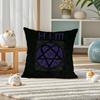 HHim Ornate Heartagram Pillow Case Silky elegant Comfort Sofa Bed Invisible zipper