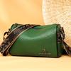 Real leather pillow women's bag versatile soft leather Boston bag stylish single shoulder mom bag crossbody bag