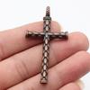 Large Crosses Detailed Religious Charm Antique Bronze Zinc Alloy Jewelry Making Supplies Necklace Making DIY Charms