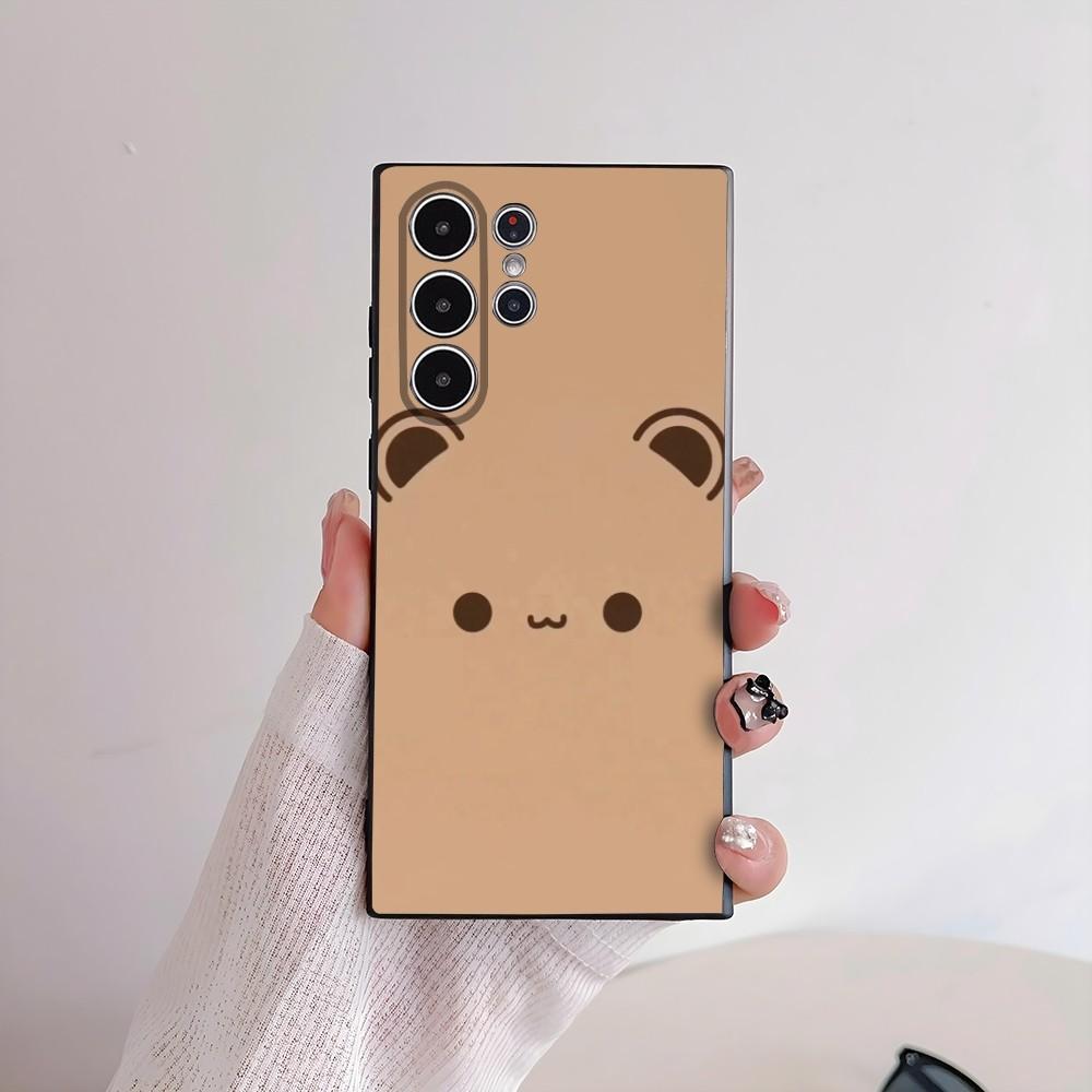 Cute Bubu Dudu Phone Case For Samsung Galaxy S25 S24 S22 S23 Ultra S21 S20 Plus 5G Frosted Non-Slip Full Cover Soft Case