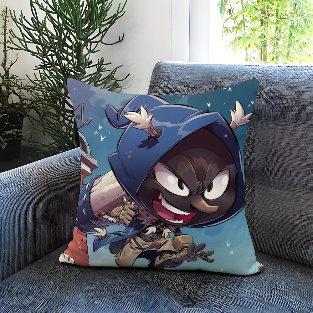 Game D-Dofus Cushion Cover Comfortable Reversible Pillow Cover Ideal for Car Sofa Bedroom & Beyond