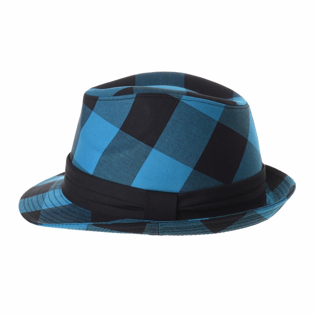 Fedora Hat Клетчатая шляпа Pttern в 