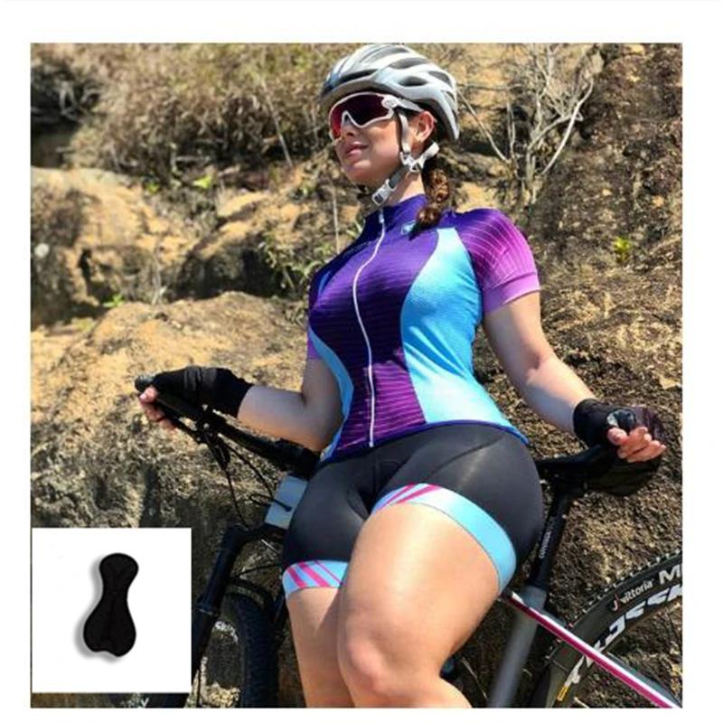 Vlastný priedušný profesionálny cyklistický trisuit Outdoorové športové oblečenie Triatlonová kombinéza Závodný oblek Pro tím Dámsky cyklistický oblek