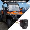 Front/Power Busbar Plug Wire Harness Kit/with Rocker Switch for Polaris RZR PRO XP 4 2020 for Polaris General 19-22 / LED Light Bar Rocker Switch / 1