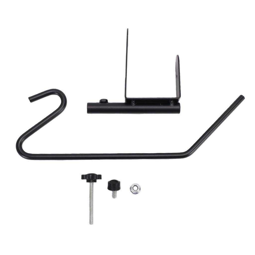 11 Inch Deck Railing Hook Heavy Duty Steel Deck Bird Feeder Hanger with 360 Degree Swivel Arm