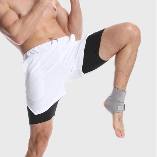 Ankle Brace Adjustable Pain Relief Stabilizer Sports Compression Ankle Support Protective Pad for Gym