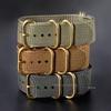 Cinturino per Orologio in Nylon di Alta Qualità 18mm 20mm 22mm 24mm Cinturino per Orologio Militare Seiko Braccialetto Sportivo Esercito Sostituzione Anello Dorato