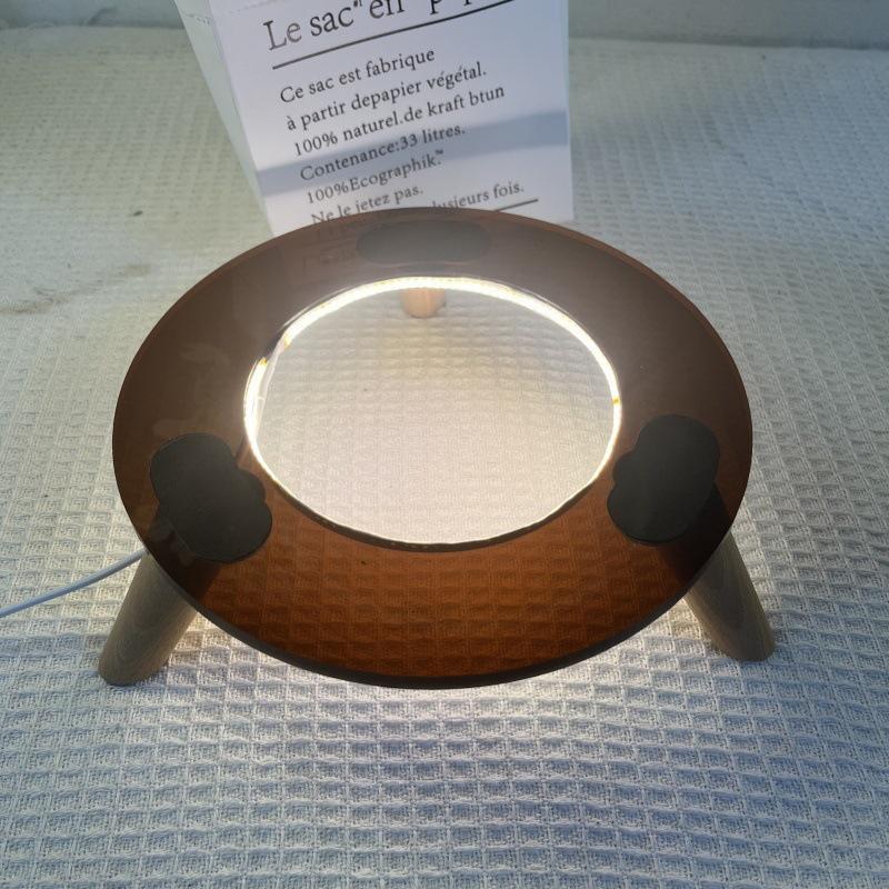 Harman Kardon Glazed Crystal Wood Anti-Slip Desktop Speaker Stand - Free Shipping & Ideal for Home Use