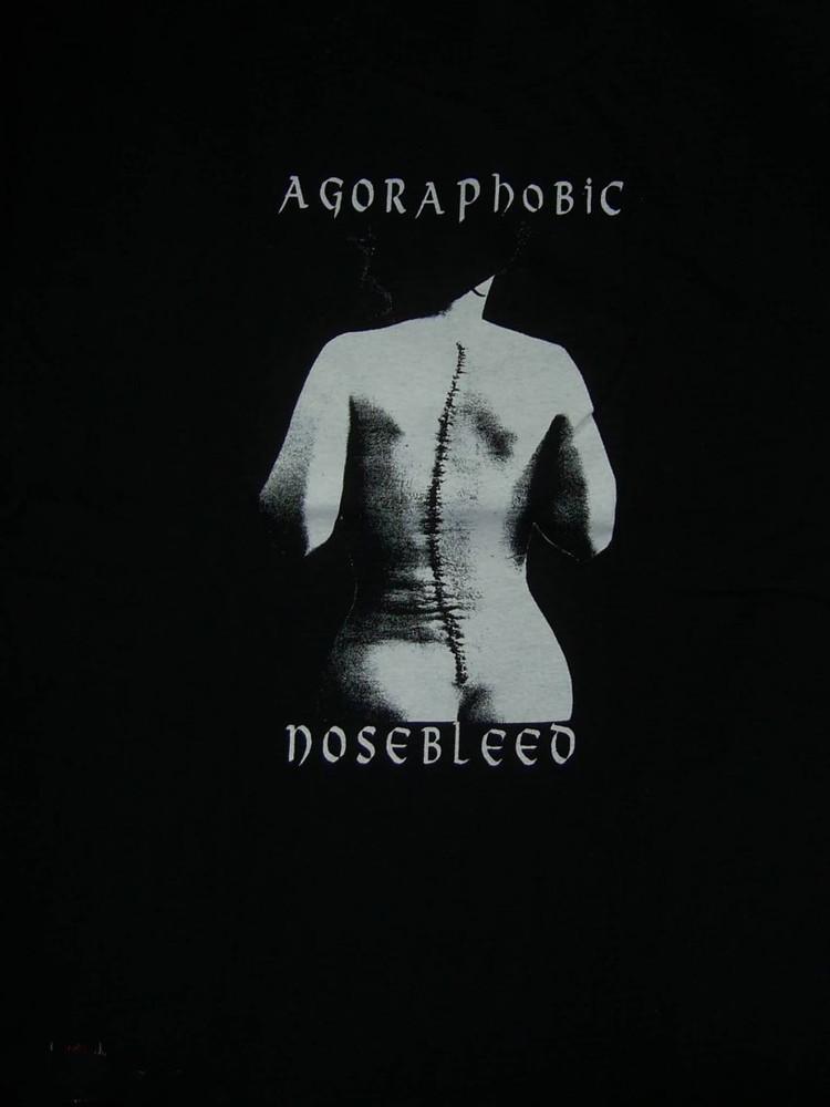New Popular Agoraphobic Nosebleed Black T-Shirt Cotton Unisex Unisex T-Shirt M