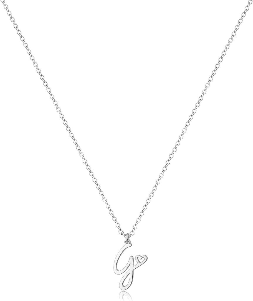 Tewiky raidės karoliai moterims - 14k paauksuoti subtilūs raidžių karoliai madingi mieli individualūs monogramos