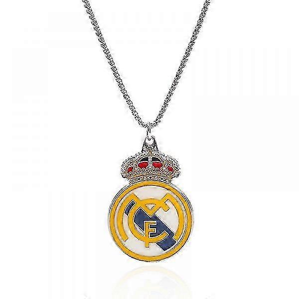 Real Madrid Football Club Crest Embellished Necklace - Show Your Team Spirit SH2